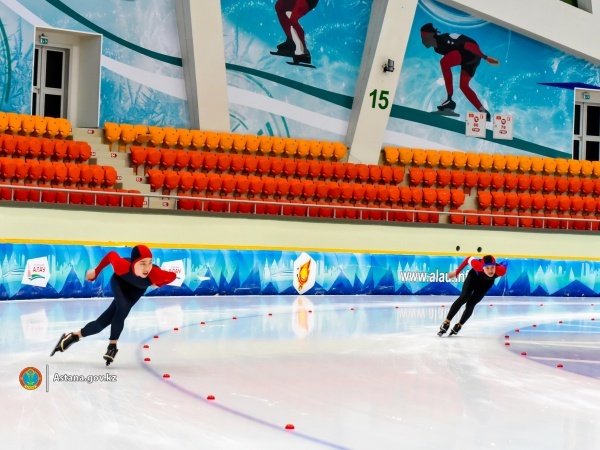 Астана жаңалықтары: Алау мұз айдынында конькимен жүгіруден Қазақстан чемпиондары анықталды