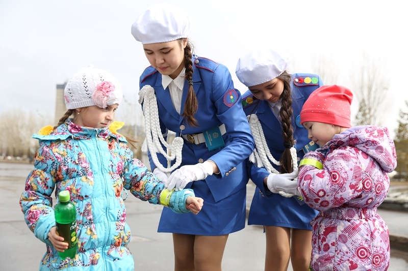 Астана жаңалықтары: Астанада жол қауіпсіздігі ережесі бойынша акция өтті