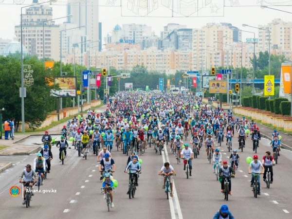 Астана жаңалықтары: Астанада 7 мамырда бұқаралық велошеру өтеді