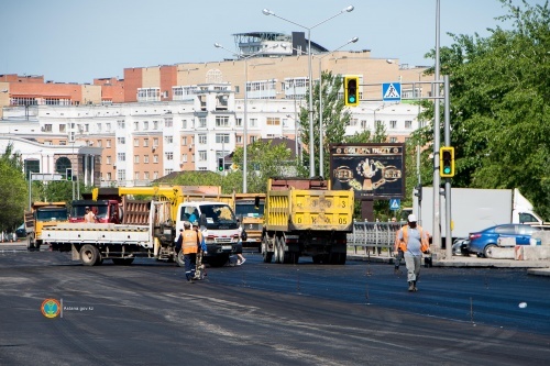 Астана жаңалықтары: Астанада жол жөндеу жұмыстары 1 шілдеге дейін аяқталады