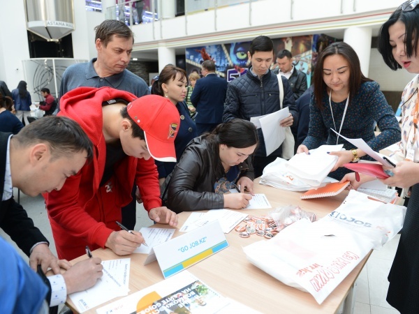 Астана жаңалықтары: Бос орындар жәрмеңкесінің нәтижелері